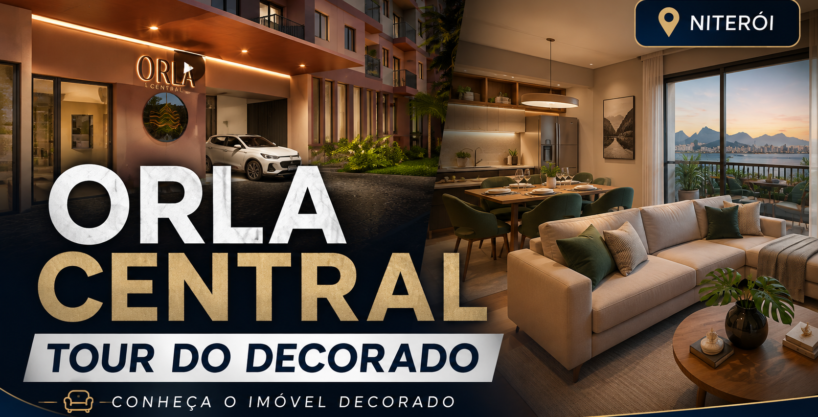 Orla Central 2 Quartos no Centro de Niterói RJ | Cury